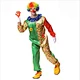 Disfraz de hombre de payaso de flores